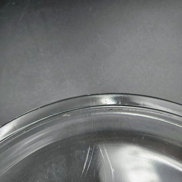 Vintage Glasbake Ovenware Yellow Daisy Casserole 514 Lid Brass Warming Stand Lid - Picture 11 of 16